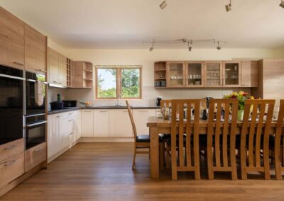 Large kitchen for family groups at Sicilian Lemon holiday house, Hampshire