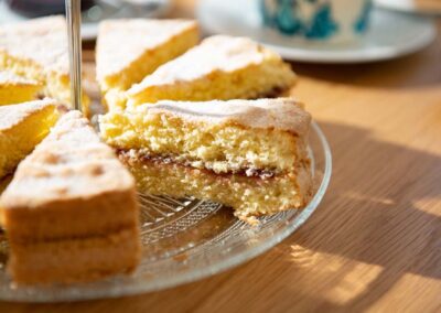 At our holiday accommodation in Hampshire, guests can expect cake on arrival including at Portuguese Laurel holiday house in Hampshire